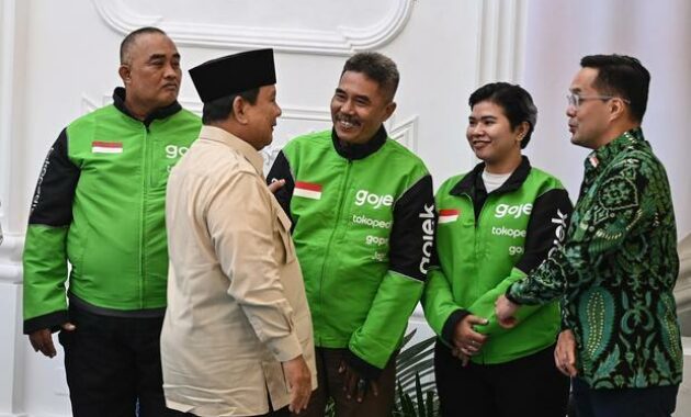 Prabowo Soroti Nasib Pengemudi Ojol, Ini Respons GoTo Gojek